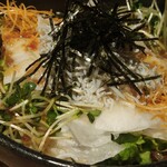 九州の地魚料理 侍 - しらす、海苔たっぷりの野菜サラダ〜♡