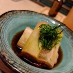 蕎麦とお酒 碧 - ネギの（煮浸し？）