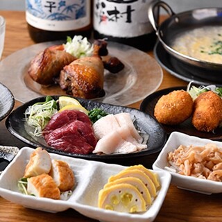 Courses where you can enjoy seasonal Kyushu cuisine are perfect for all kinds of banquets!