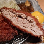 きんとん - カツの断面