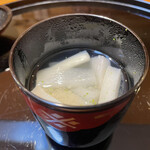 らん亭～ 美日庵 - 白ズイキのお吸い物
