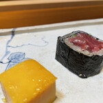 らん亭～ 美日庵 - 卵焼き！の概念が覆される烏骨鶏とマグロ