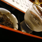 七番蔵 - 2009/08お通しから日本酒。