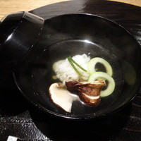 祇園迦陵 - 椀物（鱧、松茸）