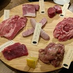 北海道産羊・野菜ふくすけ - 7種羊肉全部盛りプレート【Jun.2023】