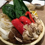 北海道産羊・野菜ふくすけ - コースの野菜