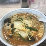 ぎょうざの満洲 - 旨辛菜麺（680円）