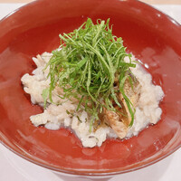 うを徳 - 素揚げ？の鮎と鮎の雑炊