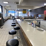 天ぷら　えびす食堂 - 15時過ぎなので先客はなし