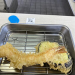 天ぷら　えびす食堂 - 野菜も大きくてジューシー