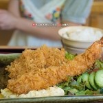 たけし - 海老フライとヒレカツ定食