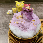 石窯 焼き芋 きょうもいも - 紫芋とあずき和三盆シロップ　950円(税込)