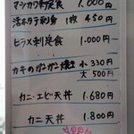 光る海 - メニュー