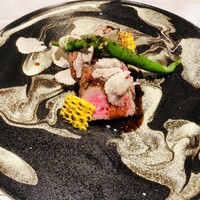 Global French Kitchen 雫 - 宮城牛ランプ肉のロティ