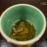 割烹 新多久 - 興奮した身体に程よい口直し海蘊　シャキシャキでうんま