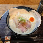 麺々 結び - 泡魚介塩白湯(特上)