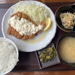 九州 熱中屋 - チキンカツ定食
