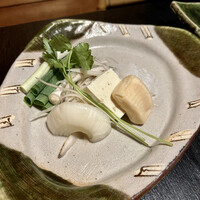月亭 新宿本店 - 極上飛騨牛すき焼きの野菜