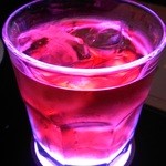 50's cocktail's bar Cool - ウーロン茶（パープルの照明）