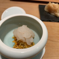 紀尾井町 三谷 - 白えびと毛ガニの味噌和え