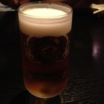 生ビール ブラウマイスター 550円。