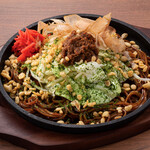 iron plate Yakisoba (stir-fried noodles)