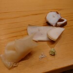 Kizaki - ツマミ:蛸と鮑