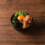 今出川まぜそば戦車 - 韓国風卵かけご飯