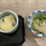 梅丘寿司の美登利総本店 - 茶碗蒸しと蟹ミソ