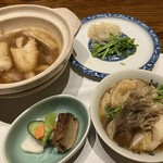 料亭　濱乃家 - きりたんぽ鍋,香の物