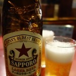 （2013/8月）瓶ビールがめちゃうまでした。