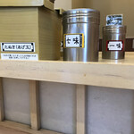 そばの神田 東一屋 - コンディメンツ。