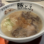 Kagosima Ramen Tontoro - 豚とろラーメン小ラーメン