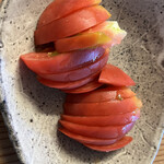 完熟トマト - 料理写真:トマトスライス