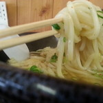 Hoshino An - うどん・・・細めながらコシあります。出汁は塩分少なめの薄いほうです。