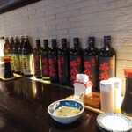 匠ダイニング - カウンター卓上