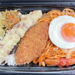 Hotto Motto - BIGのり弁当ナポリタン(醤油付)610円