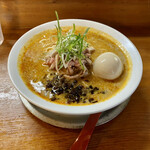 さんくるげ - たまご たんたん麺 1050円  焦がしネギ 50円