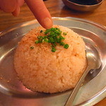 鳥番長 - 〆の鳥脂汁混ぜご飯（2013年7月29日）