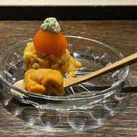 御料理 ふじ田 - 卵ウニご飯