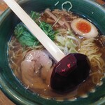 支那そば やまいち - 支那そば900円を麺大盛(無料)