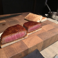 USHIGORO S. GINZA - シャトーブリアンカツサンド　トリュフ添え