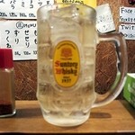 やきとり・ホルモン串　もりしん - ハイボールですがピントがｗｗｗｗ
      