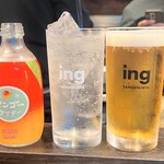 ing SANGENJAYA - 生ビール(サントリーモルツ)600円
マンゴーサワー(夏季限定)600円