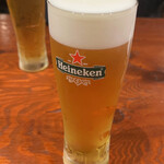 ダイニングバー 29グリル - 飲み放題メニューのハイネケン生ビール