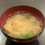 喫茶まるゆ - 味噌汁