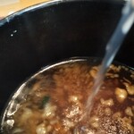 そば処 緑寿庵 - 蕎麦湯