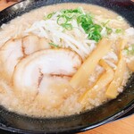 餃子の王将 - 餃子の王将ラーメン大盛り麺かたスープ多め背脂多め