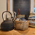 お料理ひろせ - 3席のみのカウ、一番左の個人的お気に入り席。