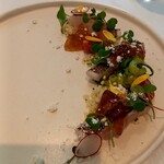 S'allier - 前菜　イサキの炙り